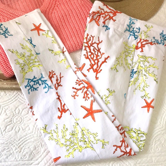 NWT Crazy Larry Ankle Pants in Multi Reef - Picture 5 of 16